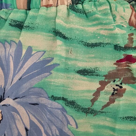 Karen Kane Women's Skirt - Vibrant Tropical Print Elastic Waist Slip-On, Size 14 - Picture 8 of 8